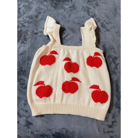 Hello Simone Other - NWOT Hello Simone Size 8A Girl Kid Miranda Knitted Shirt  Tank Top Ruffle